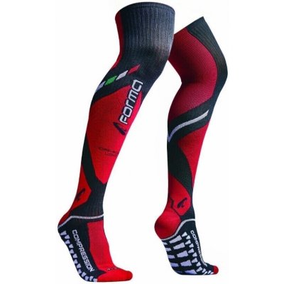 Forma Off Road nadkolenky COMPRESSION černo/červené – Zboží Mobilmania