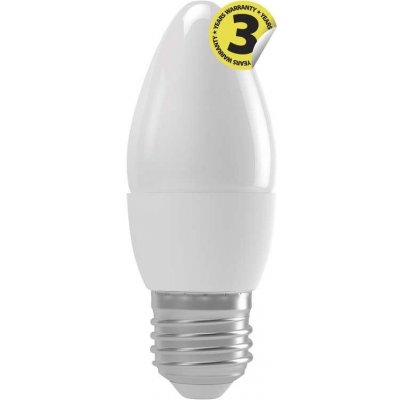 Emos LED žárovka Classic Candle 4,1W E27 teplá bílá – Zboží Mobilmania