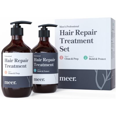 meer. Sada pro poškozené vlasy (šampon a kondicionér pro poškozené vlasy 500 ml a 500 ml ) – Zboží Dáma