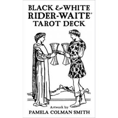 Black & White Rider-Waiter Tarot Deck – Zboží Mobilmania