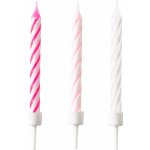 Amscan Dortové svíčky růžové mix barev – Zboží Dáma