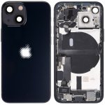 Kryt Apple iPhone 13 Mini Zadní Housing s Malými Díly Midnight – Zboží Živě