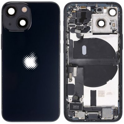 Kryt Apple iPhone 13 Mini Zadní Housing s Malými Díly Midnight – Zboží Živě
