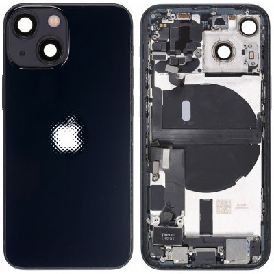 Kryt Apple iPhone 13 Mini Zadní Housing s Malými Díly Midnight – Zboží Mobilmania