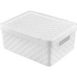 Heidrun BOX ÚLOŽNÝ S VÍKEM 36X27X14CM, PLAST DIAMOND – Hledejceny.cz