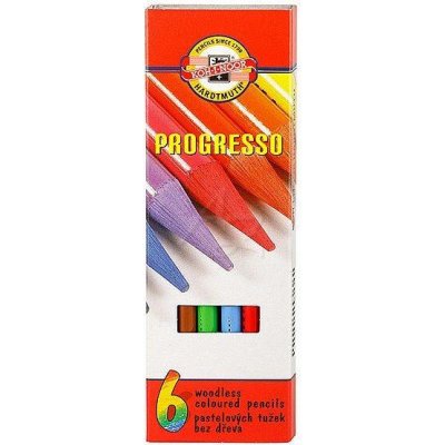 Koh-i-noor 8755 souprava pastelek v laku Progresso 6 ks – Hledejceny.cz