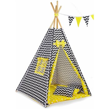 BabyTýpka teepee Chevron yellow