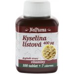 MedPharma Kyselina listová 400 µg 107 tablet – Hledejceny.cz