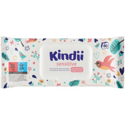 KINDII Sensitive ubrousky pro miminka i děti 60 ks – Hledejceny.cz