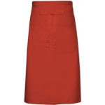 Link Kitchen Wear Kuchařská zástěra s kapsou X970T Terracotta Pantone 4840 100x70cm – Hledejceny.cz