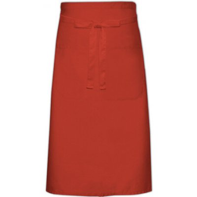 Link Kitchen Wear Kuchařská zástěra s kapsou X970T Terracotta Pantone 4840 100x70cm – Hledejceny.cz