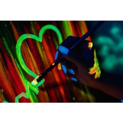 Zážitkové malování ArtMoment ve tmě svítícími neonovými barvami ArtNeon – Hledejceny.cz