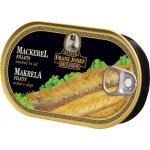 Kaiser Franz Josef Exclusive Makrela uzené filety v oleji 170 g – Hledejceny.cz