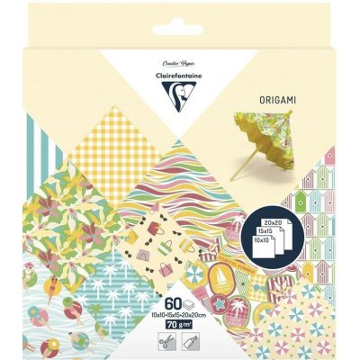 Clairefontaine Papíry na origami Riviera mix velikostí 60 ks – Hledejceny.cz