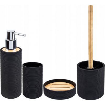 Olsen Spa Kelímek na zubní kartáčky KSANTI černý KD02191722 – Zboží Mobilmania