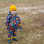 ESITO Dětská softshellová kombinéza s fleecem Bubulíni okrová – Zboží Dáma