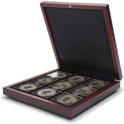 Leuchtturm 9 x do průměru 50 mm dřevěná etue – Zboží Dáma