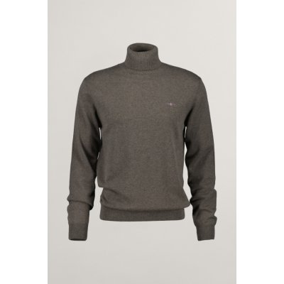 Gant Ctn/Wo Rollneck Dark hazelnut melange – Zboží Mobilmania