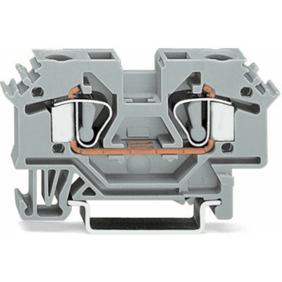 WAGO Svorka 282-601 2vodičová, průchozí, šedá 282-601 – Zboží Mobilmania