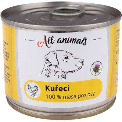 All Animals Dog kuřecí mleté maso 200 g – Zbozi.Blesk.cz