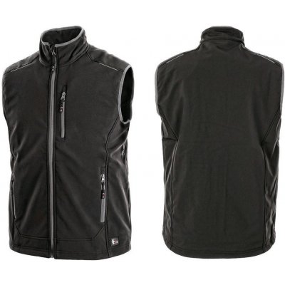 Canis CXS TOPEKA pánská softshell vesta černá – Zboží Mobilmania