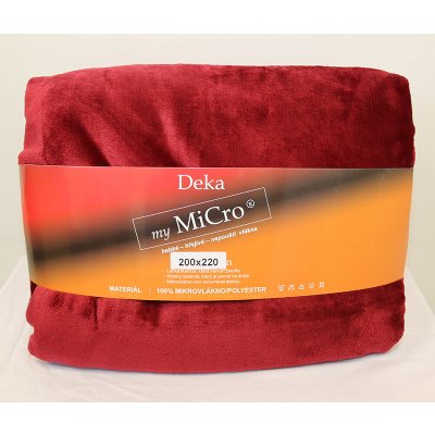 Jahu deka mikroplyš vínová 200x220 – Hledejceny.cz