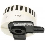 Etikety / štítky pro tiskárny BROTHER QL - typ DK-22225 - kompatibilní - 38 mm x 30,48 m, bílá (papírová samolepící role) – Zboží Živě