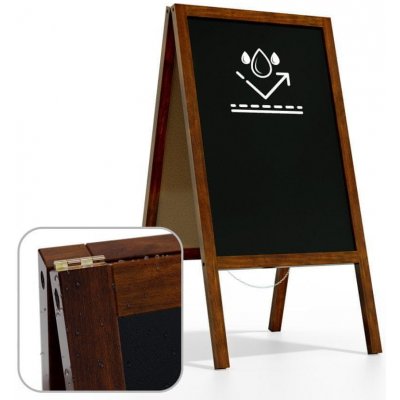 Allboards, Reklamní áčko s křídovou tabulí 118 x 61 cm - voděodolné,PK96WR – Zboží Mobilmania