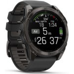 Garmin Fenix 8 AMOLED 51mm Sapphire Carbon Gray Titanium/Black 010-02905-21 – Zboží Živě