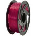 XtendLAN PETG 1,75mm průhledný červený 1kg – Zboží Živě