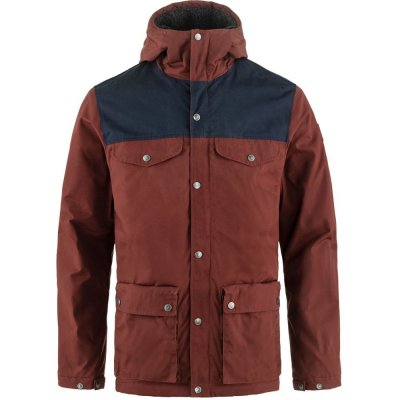 Fjällräven Greenland Winter Jacket M Maroon-Dark Navy – Zboží Mobilmania