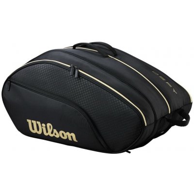 Wilson Defy V1 Padel Bag Black/Gold – Zboží Mobilmania