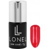 Gel lak LONEL One Coat Třpytivý červený 076 7 g