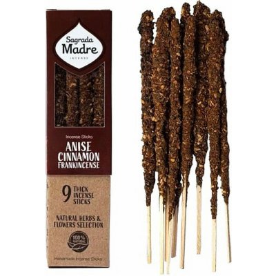Sagrada Madre vonné tyčinky Anise Cinnamon and Olibanum 44 g – Hledejceny.cz