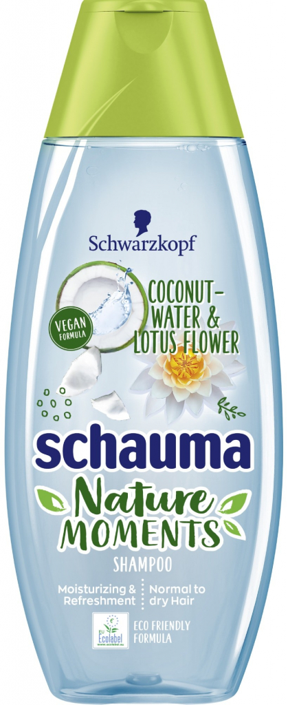 Schauma Nature Moments Coconut Water and Lotus Flower sampon 400 ml