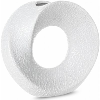 EUROFIRANY DEKORAČNÍ VÁZA RISO 23X9X22 CM BÍLÁ – Zboží Mobilmania