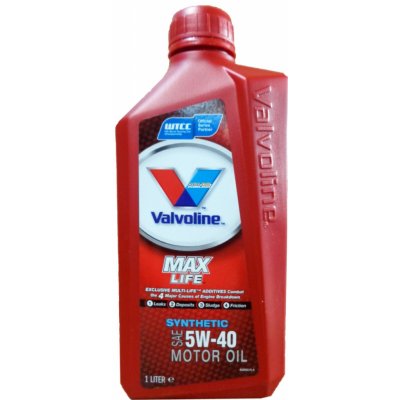 Valvoline Max Life 5W-40 1 l – Zboží Mobilmania