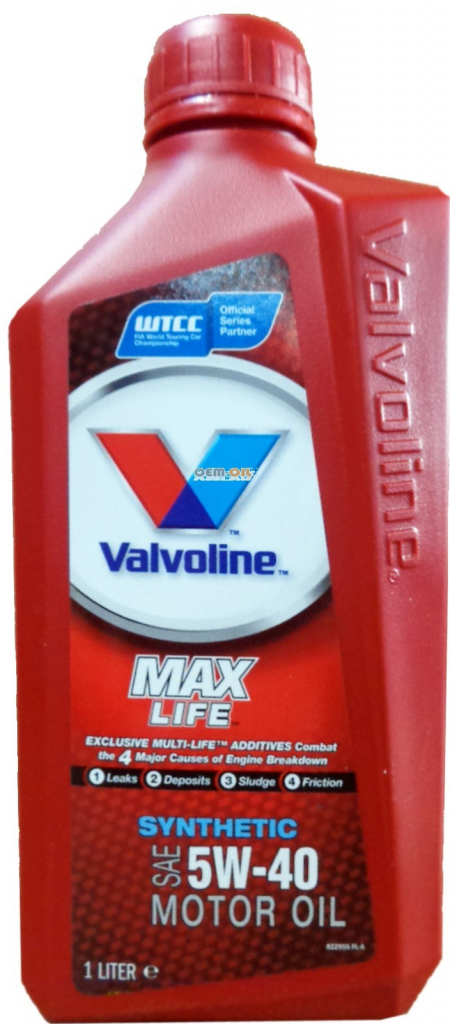 Valvoline Max Life 5W-40 1 l