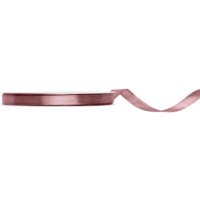 Stuha saténová DARK DUSTY ROSE, 6 mm x 25 m – Zboží Mobilmania