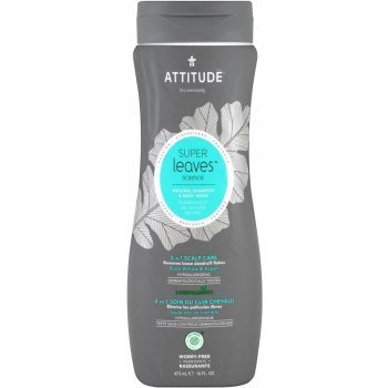 Attitude Super leaves proti lupům pánský Shampoo & tělové mýdlo 473 ml