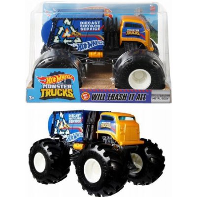 Mattel Hot Weels Monster Trucks WILL TRASH IT ALL 19cm GTJ43 – Zbozi.Blesk.cz