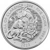 Royal Mint Stříbrná mince The Bull of Clarence Tudor Beasts 2023 2 oz