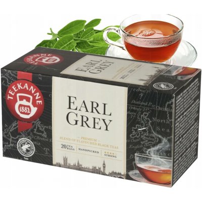 Teekanne Earl Grey černý čaj aromatizovaný 20 sáčků 33 g – Sleviste.cz
