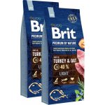 Brit Premium by Nature Light 2 x 15 kg – Zboží Mobilmania