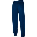 Fruit of the Loom Tréninkové kalhoty s elastickými manžetami námořní tmavá Modrá – Zboží Dáma