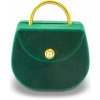 Dárková krabička Beneto dárková krabička na prsten nebo náušnice Kabelka KDET20-GR Tmavě zelená