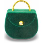 Beneto dárková krabička na prsten nebo náušnice Kabelka KDET20-GR Tmavě zelená – Zboží Dáma