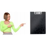 Leitz Wow A4 zavírací deska s klipem černá – Sleviste.cz