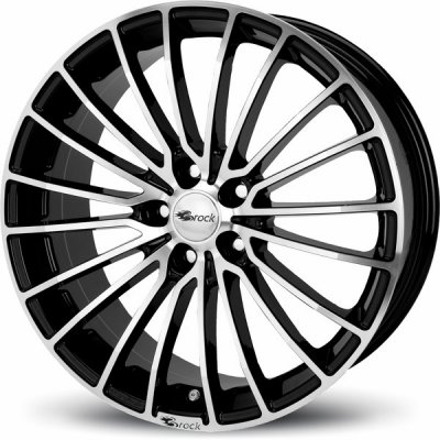 Brock B24 GP 8,5x19 5x115 ET40 black polished – Hledejceny.cz