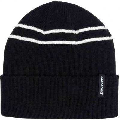 Santa Cruz Double Stripe beanie Black – Zboží Mobilmania